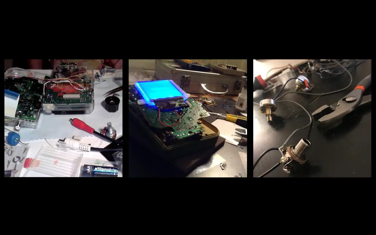 I rewired the Gameboys to improve sound clarity. I also install backlights too! 